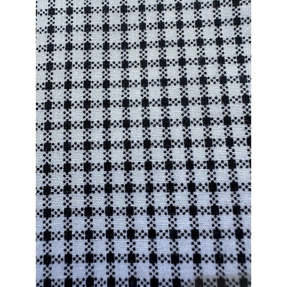 Club Room Mens Essential Check Dress Shirt Regular Fit Black White Size Small - Picture 5 of 5